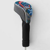 XRP Astronaut NAAR DE MAAN - XRP cryptocurrency Golfheadcover (Schuin)