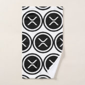 XRP Coin Logo Bath Towel set Bad Handdoek (Handdoek)