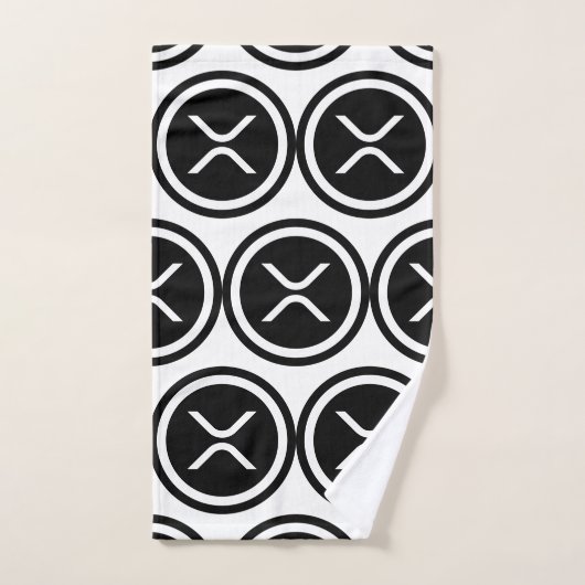XRP Coin Logo Bath Towel set Bad Handdoek (Handdoek)