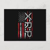 XRP Crypto Cryptocurrency American Flag Meme Briefkaart (Voorkant)