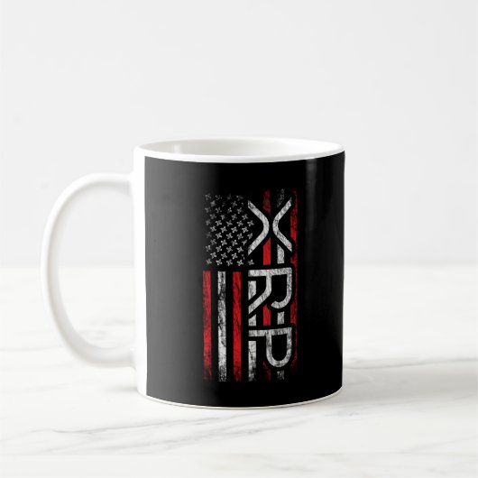 XRP Crypto Cryptocurrency American Flag Meme Koffiemok (Links)