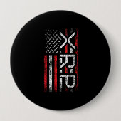 XRP Crypto Cryptocurrency American Flag Meme Ronde Button 4,0 Cm (Voorkant)
