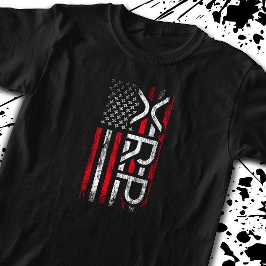 XRP Crypto Cryptocurrency American Flag Meme T-shirt