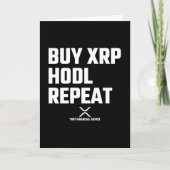 XRP Crypto Cryptocurrency koopt de Herhaling van h Kaart (Voorkant)