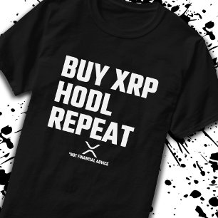 XRP Crypto Cryptocurrency koopt de Herhaling van h T-shirt