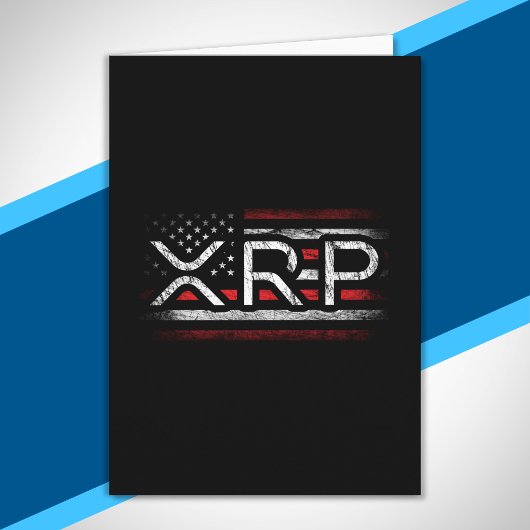 XRP Crypto Currency Cryptocurrency Amerikaanse vla Kaart
