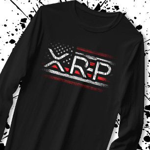 XRP Crypto Currency Cryptocurrency Amerikaanse vla T-shirt