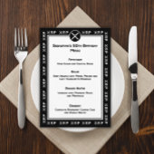 XRP Crypto Currency Zwart-wit Platte Menu