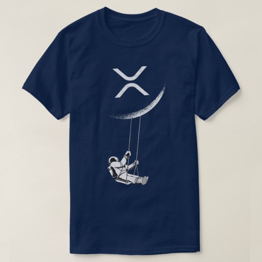 XRP Crypto Gift Cryptocurrency Blockchain Communis T-shirt (Design voorkant)