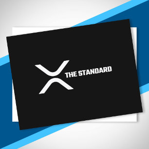 XRP Crypto Meme Cryptocurrency het standaardcitaat Briefkaart