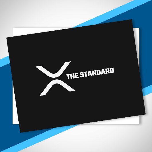 XRP Crypto Meme Cryptocurrency het standaardcitaat Briefkaart