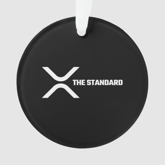 XRP Crypto Meme Cryptocurrency het standaardcitaat Ornament (voorkant)