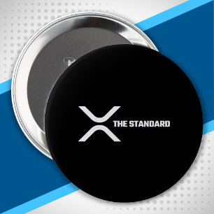 XRP Crypto Meme Cryptocurrency het standaardcitaat Ronde Button 4,0 Cm