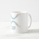 XRP Crypto Pastel Colors Cryptocurrency Koffiemok (Voorkant rechts)