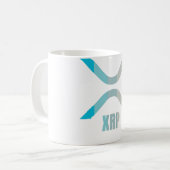 XRP Crypto Pastel Colors Cryptocurrency Koffiemok (Voorkant links)