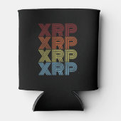 XRP Crypto Retro Cryptocurrency-thema Blikjeskoeler (Voorkant)