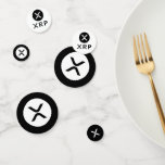 XRP Crypto Valuta Zwart-wit Tafel Confetti<br><div class="desc">Voeg een leuke, dynamische touch toe aan uw evenement met een crypto-thema met onze XRP cryptocurrency confetti. Deze confetti heeft een stijlvol zwart-wit ontwerp en bevat miniatuur XRP-symbolen, perfect voor het verspreiden over tafels, feestgunsten of het creëren van een feestelijke sfeer bij elke viering. Ideaal voor crypto-meetups, kantoor-feesten of evenementen...</div>