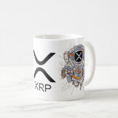 XRP cryptocurrency Astronaut Koffiemok (Voorkant rechts)