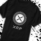 XRP Cryptocurrency Crypto Decorative Circle Logo T-shirt