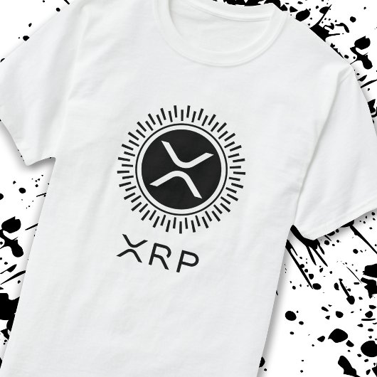 XRP Cryptocurrency Crypto Decorative Circle Logo T-shirt