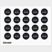 XRP Cryptocurrency Millionaire Ronde Sticker (Vel)