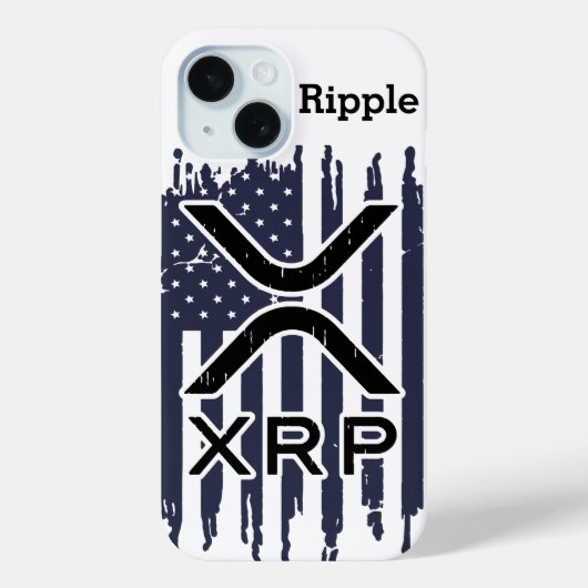 XRP Cryptocurrency Verenigde Staten Amerikaans Case-Mate iPhone Case (Achterkant)