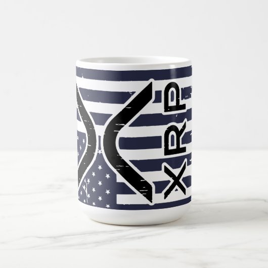 XRP Cryptocurrency Verenigde Staten Amerikaans Koffiemok (Center)
