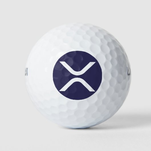 XRP cryptocurrency - XRP Golfballen (Voorkant)