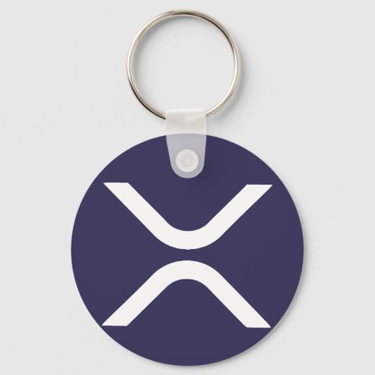 XRP cryptocurrency - XRP Qr code Sleutelhanger (Voorkant)