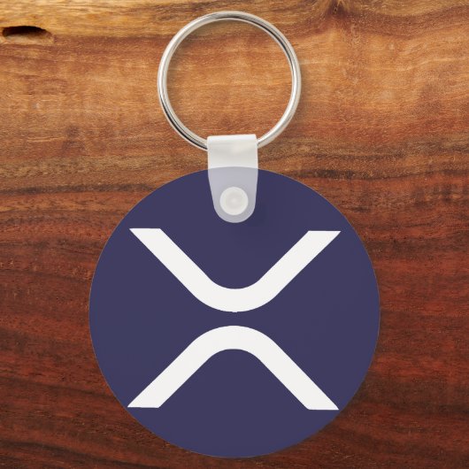 XRP cryptocurrency - XRP Qr code Sleutelhanger (Voorkant)