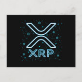 XRP Cryptocurrency XRPL Blockchain Crypto Stars Briefkaart (Voorkant)