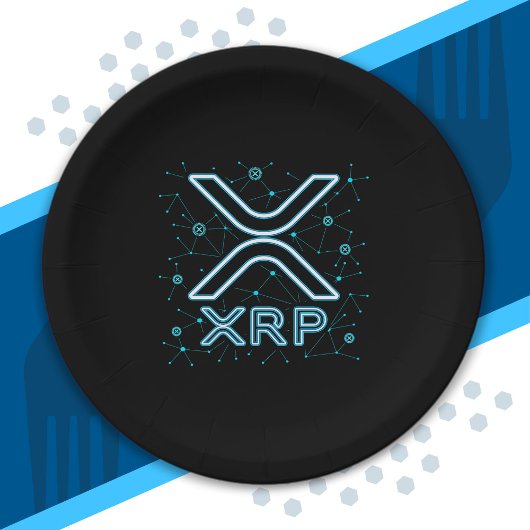 XRP Cryptocurrency XRPL Blockchain Crypto Stars Papieren Bordje