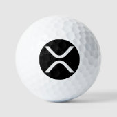 XRP-cryptovaluta Golfballen (Voorkant)