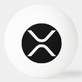 XRP-cryptovaluta Pingpongbal (Voorkant)