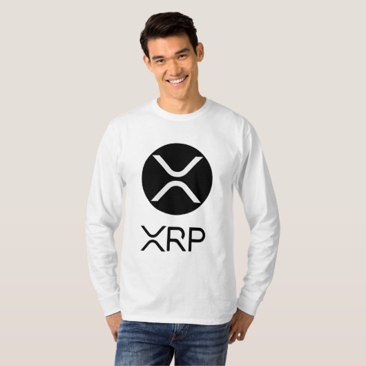 XRP-cryptovaluta T-shirt (Voorkant volledig)