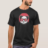 Xrp Cute Crypto Panda Sun Glasses Retro T-shirt (Voorkant)