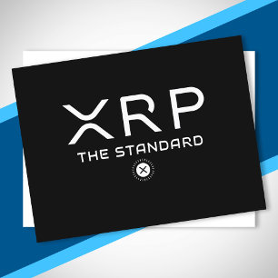 XRP de StandaardCryptoMeme Cryptocurrency van het  Briefkaart