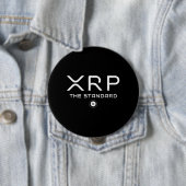 XRP de StandaardCryptoMeme Cryptocurrency van het  Ronde Button 4,0 Cm (In situ)