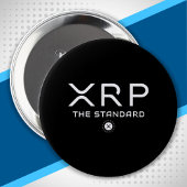 XRP de StandaardCryptoMeme Cryptocurrency van het  Ronde Button 4,0 Cm