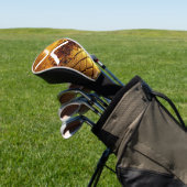 XRP Gold Bonzentech Services Driver Hoesje Golfheadcover (Insitu)