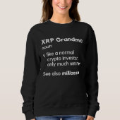 XRP Grandma Crypto Trui (Voorkant)