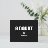 XRP het Meme Crypto Cryptocurrency 0 Doubt Citaat Briefkaart (Staand voorkant)