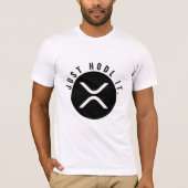 XRP houdt het gewoon T-shirt, mannen T-shirt crypt (Voorkant)