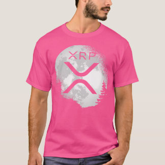 XRP houdt vast aan de maan crypto T-shirt