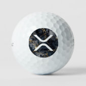 XRP Indigo Marmeren Titleist Pro V1 Golfbal Golfballen (Voorkant)