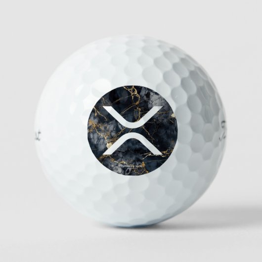 XRP Indigo Marmeren Titleist Pro V1 Golfbal Golfballen (Voorkant)