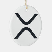 Xrp kerstversiering keramisch ornament (Rechts)