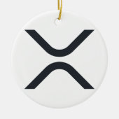 Xrp kerstversiering keramisch ornament (Voorkant)