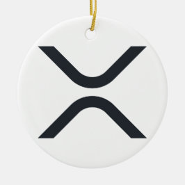 Xrp kerstversiering keramisch ornament