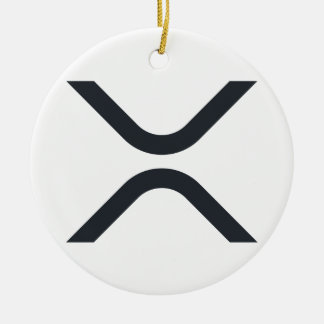 Xrp kerstversiering keramisch ornament
